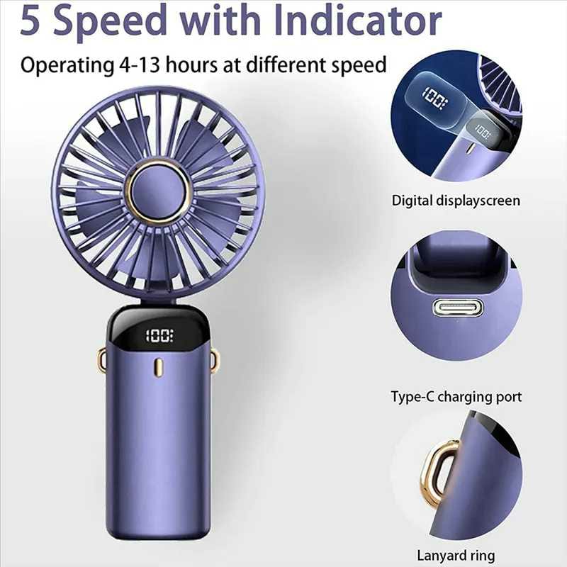 Portable Ice Mist Cooling Fan